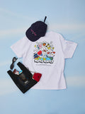 BT21 SHORT SLEEVE T-SHIRT WHITE WORLD VOYAGE