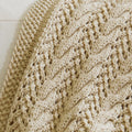 Cables and Lace Afghan