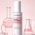CENTELLIAN 24 Madeca Daily Repair Essence Lotion 100ml bottle with scientific glassware background.