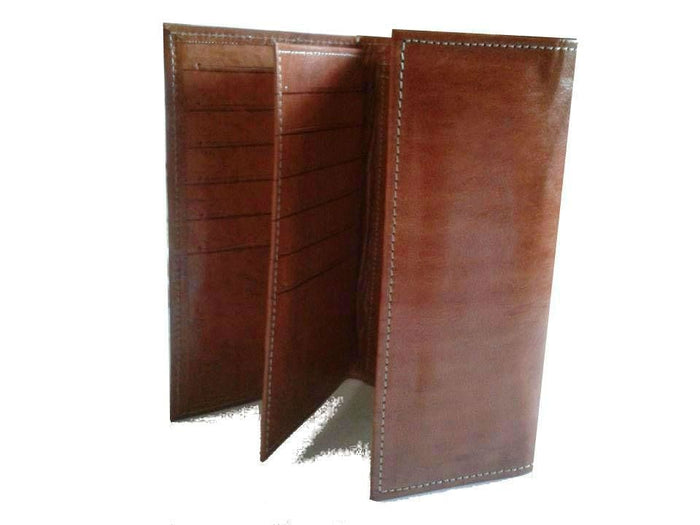 Club Morocco Wallet - Simple - Brown Caramel - Club Morocco | Moroccan Corridor