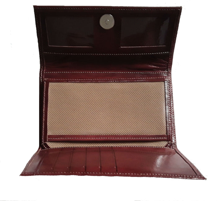 Club Morocco Wallet - Simple - Deep Red - Moroccan Corridor