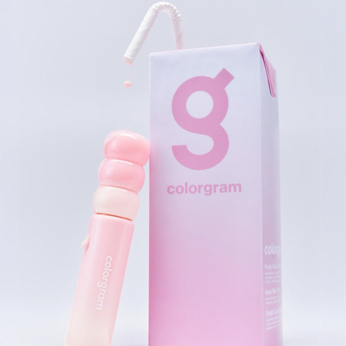 COLORGRAM Tanghulu Tangle Tint Milk 3g in pink packaging with straw