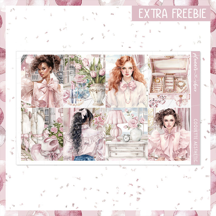 Coquette Aesthetic / weekly kit