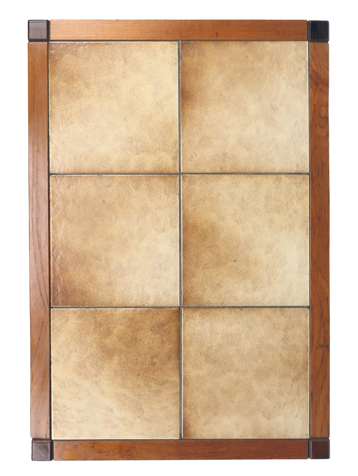 Danish Modern Teak and Tile Side Table