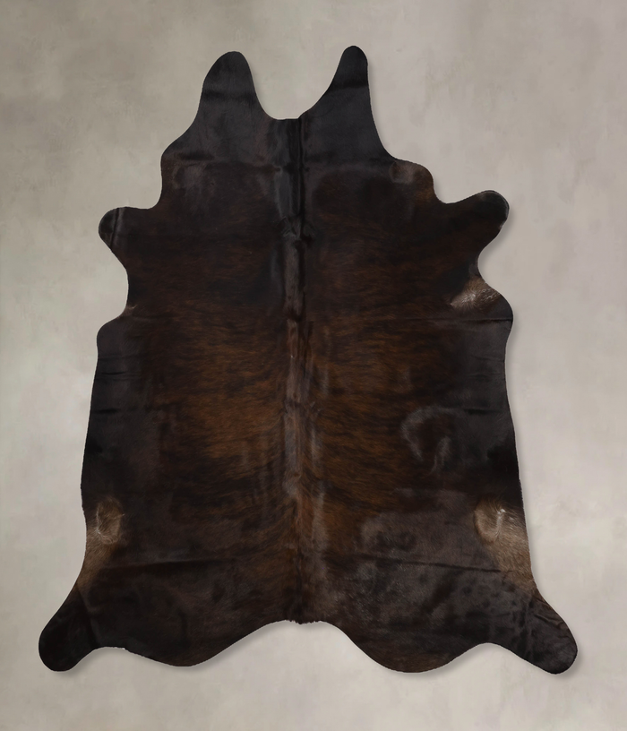 Dark Brindle Cowhide Rug #B10762