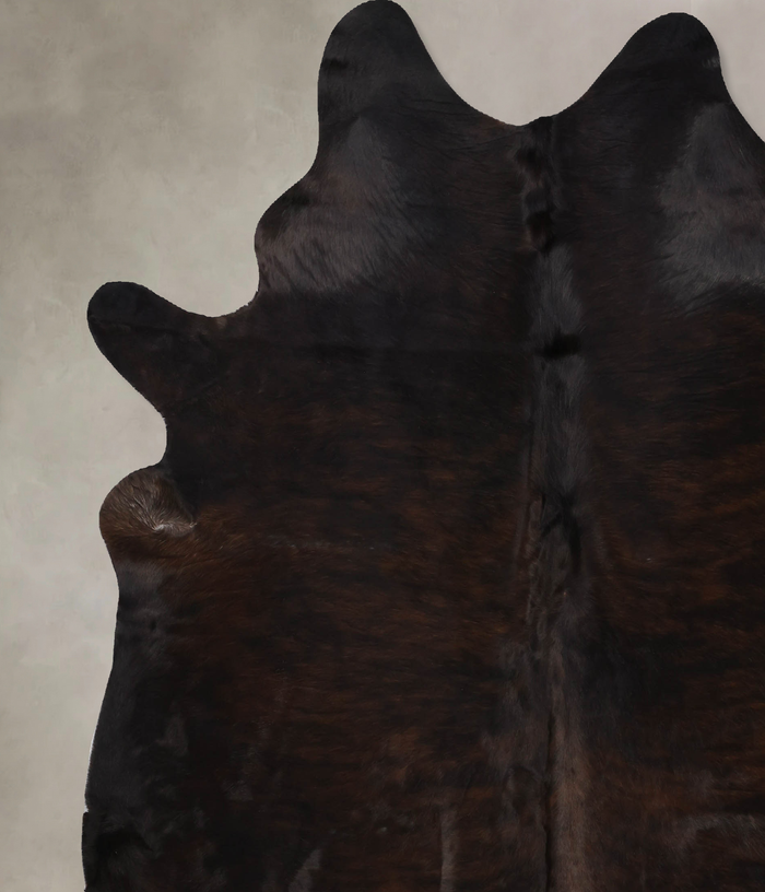 Dark Brindle Cowhide Rug #B10763