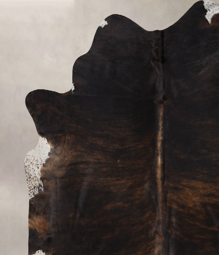 Dark Brindle Cowhide Rug #B10761