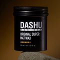 Alt Tag: DASHU Original Super Mat Wax 100ml - Gentleman Korea premium matte hair wax for men, 100ml jar, Korean grooming product