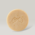 DONGGUBAT Dishwashing Soap Green Tangerine 100g round bar with hand design on light background