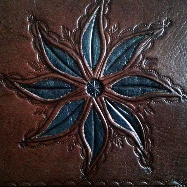 LSSAN Handbag - Blue Flower - Shoulder | Moroccan Corridor