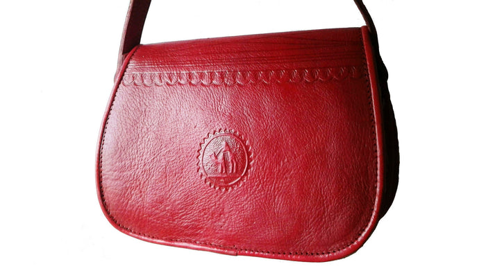 LSSAN Handbag - Palm- Red - Shoulder | Moroccan Corridor