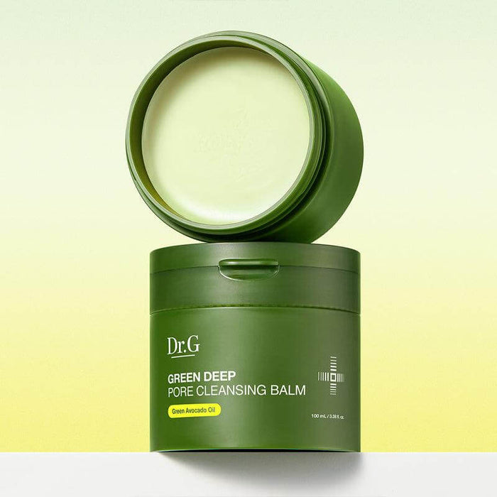 DR.G Green Deep Pore Cleansing Balm with avocado oil in green container