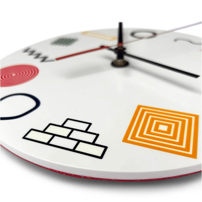 "EARLY PRIMARY" Wall Clock by Kim Mullis as Wilderness Bodies