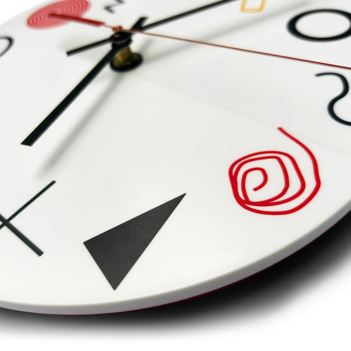 "EARLY PRIMARY" Wall Clock by Kim Mullis as Wilderness Bodies