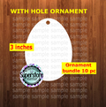 Egg WITH hole - Ornament Bundle Price