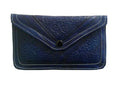 Envelope Leather Purse - Blue - Envelope Collection | Moroccan Corridor