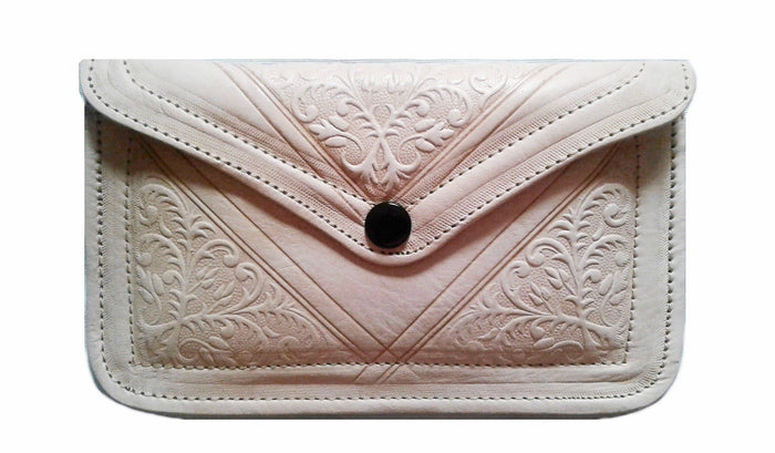 Envelope Leather Purse - Natural - Collection | Moroccan Corridor
