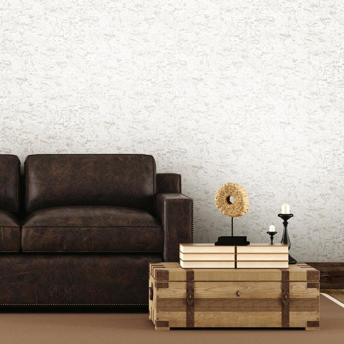 FAUX CORK WHITE PEEL & STICK WALLPAPER