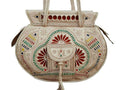 Bohemian Moroccan Leather Bag - Flower of Tetouan - Moroccan Corridor