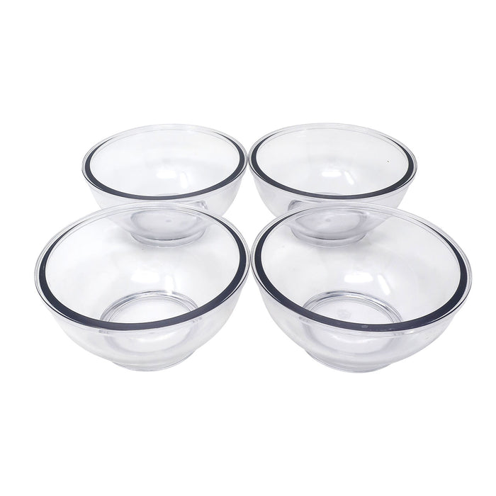 Four Clear Dansk Salad Bowls by Gunnar Cyren