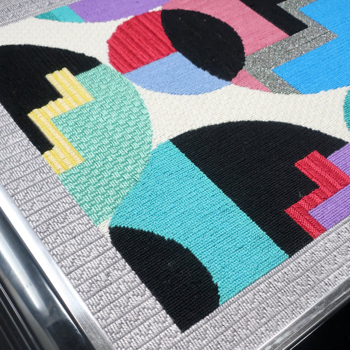 Framed 1980s Postmodern Yarn Painting