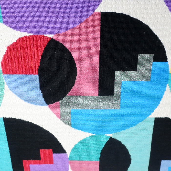 Framed 1980s Postmodern Yarn Painting