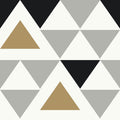 GEOMETRIC TRIANGLE PEEL & STICK WALLPAPER