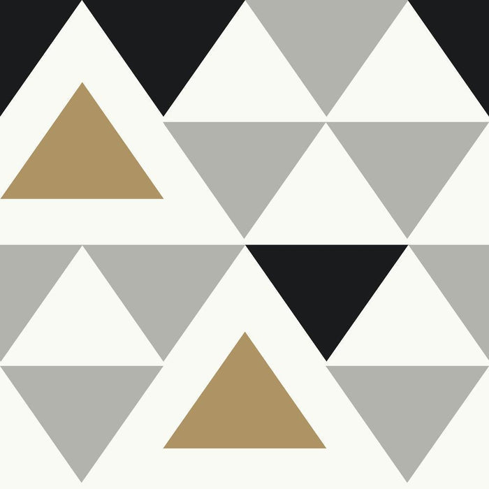 GEOMETRIC TRIANGLE PEEL & STICK WALLPAPER