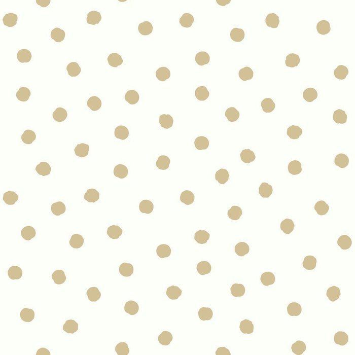GOLD DOT PEEL & STICK WALLPAPER