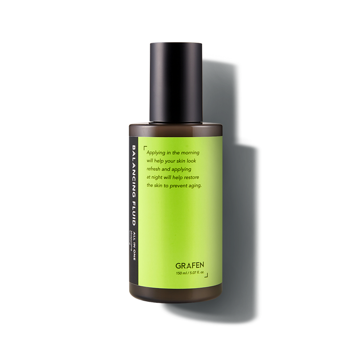 GRAFEN Calming Green Lotion 160ml bottle on white background, Gentleman Korea Korean skincare for men, calming green lotion product image