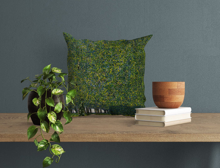 Gustav Klimt Famous Art, Throw Pillow, Abstract Pillow, Designer Pillow, Green Pillow Cases, Modern Pillow, Housewarming Gift, Sofa Pillows