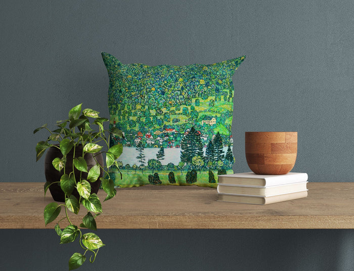 Gustav Klimt Famous Painting Throw Pillow, Abstract Throw Pillow Cover, Designer Pillow, Square Pillow, Home Decor Pillow, Holiday Gift
