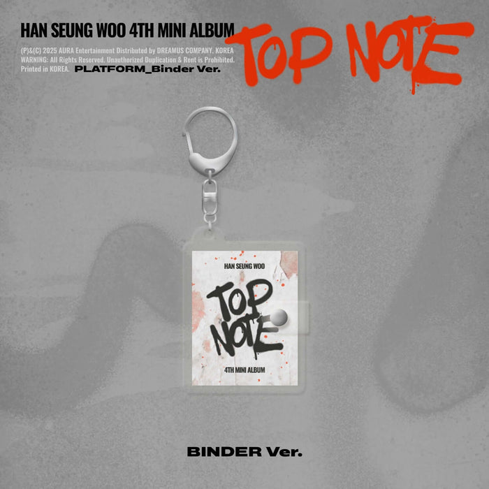 HAN SEUNG WOO - 4th Mini Album_TOP NOTE (PLATFORM_Binder Ver | Kool Seoul - Buy Kpop Albums Online