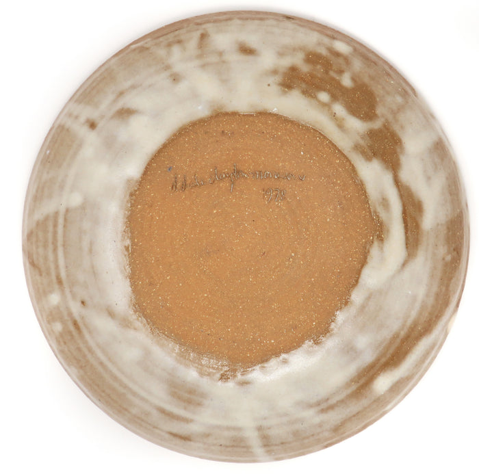 Hand Painted Studio Pottery Plate by Dale Clayton-Morrison (1978)