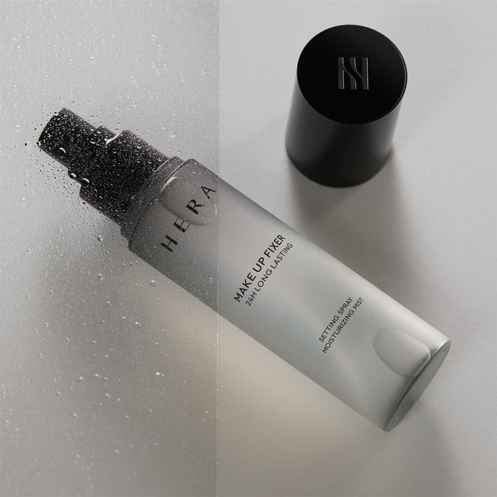 HERA Make Up Fixer 80ml in sleek black and white bottle with cap