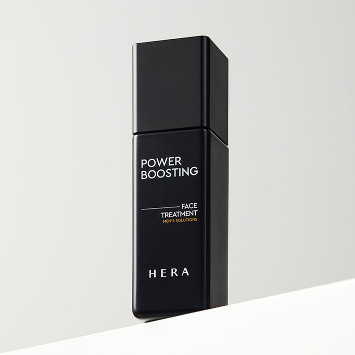 HERA Powder Boosting Face Treatment 110ml bottle on white background for Gentleman Korea men’s skincare