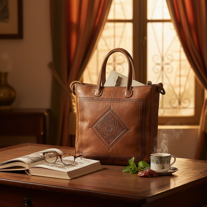 Medium Heritage Book Tote Bag