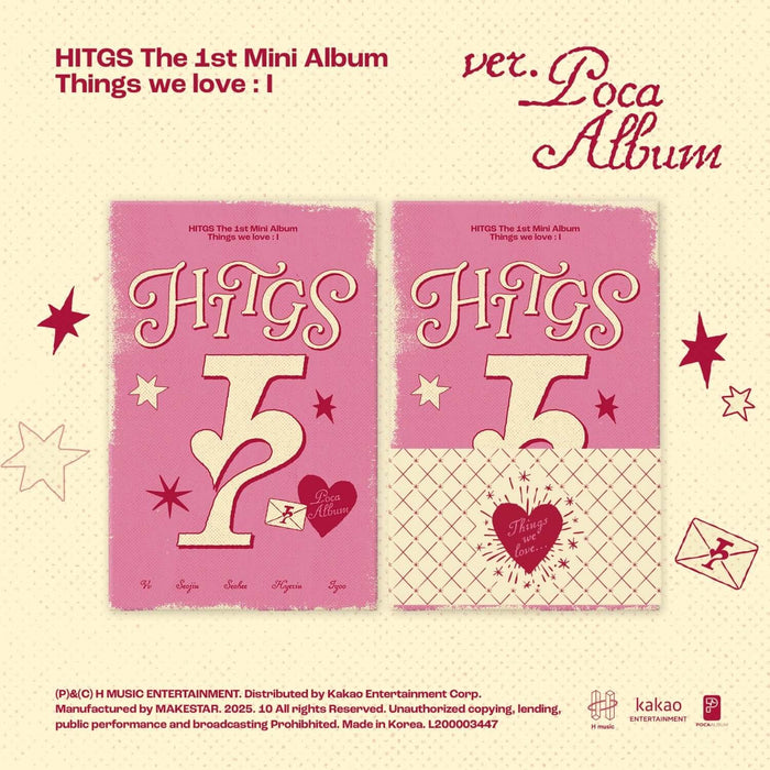 HITGS - The 1st Mini Album [Things we love : I] (POCA) - Kpo | Kool Seoul - Buy Kpop Albums Online