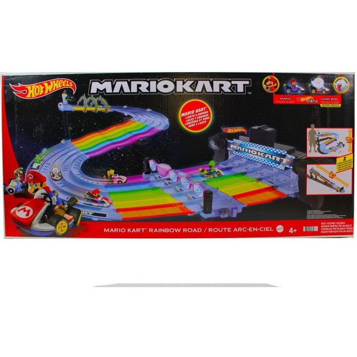 Hot Wheels GXX41 Hot Wheels Mario Kart Rainbow Road, Multi-Color