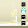 Image of HYGGEE pH Hyaluron Gel Cleanser 200ml with award badges.