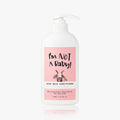 I'M NOT BABY Kids Hair Conditioner 500ml bottle with pink label for moisturizing and nourishing children's hair, 500ml size.