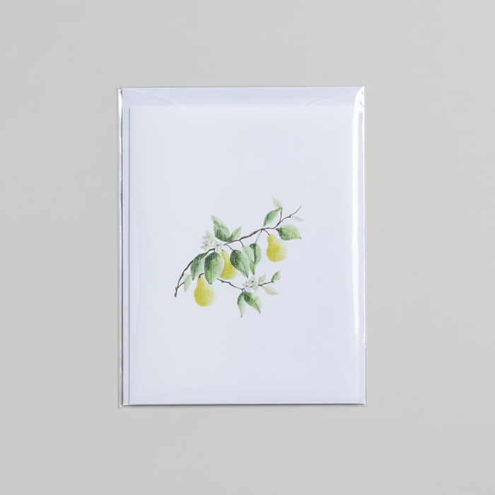 Pears Watercolor Greeting Card