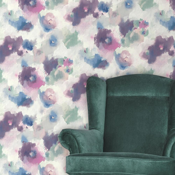 IMPRESSIONIST FLORAL PEEL & STICK WALLPAPER