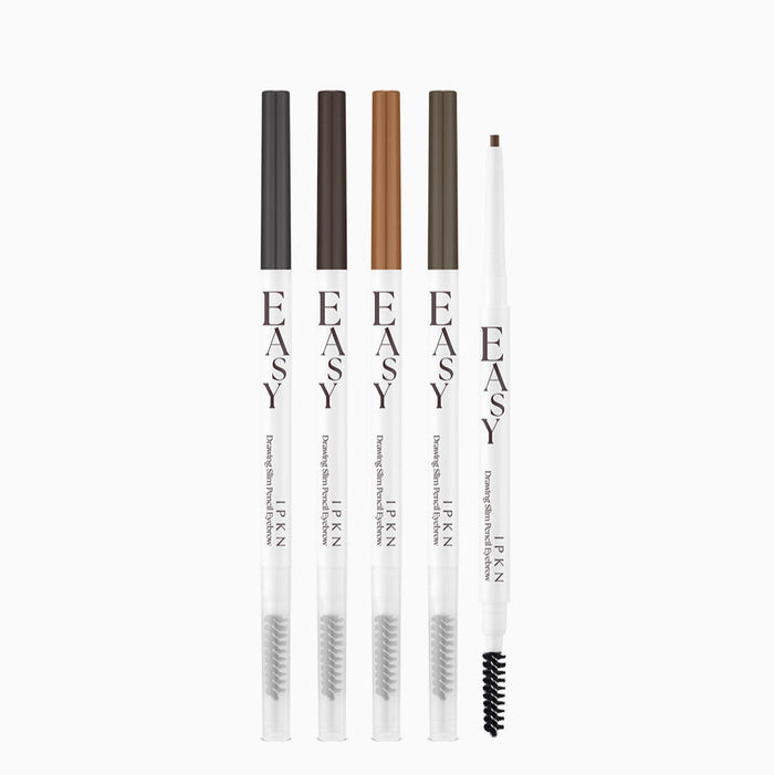 IPKN Easy Drawing Slim Pencil Eyebrow set of five shades for precise application