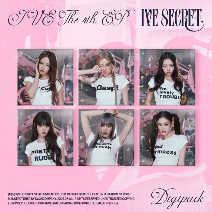 IVE - IVE THE 4th EP [IVE SECRET] (Digipack Ver.) (Random 1  | Kool Seoul - Buy Kpop Albums Online