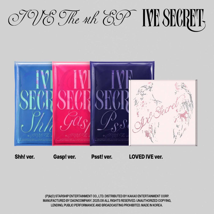 IVE - IVE THE 4th EP [IVE SECRET] (Random 1 of 4) - Kpop Alb | Kool Seoul - Buy Kpop Albums Online
