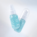 IVI MAD PEACH Makeup Fixing Pearl Potion 30ml spray bottle with shimmering blue liquid