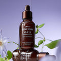 JUMISO All Day Vitamin VC-IP 1.0 Elasticity Serum bottle with floral background