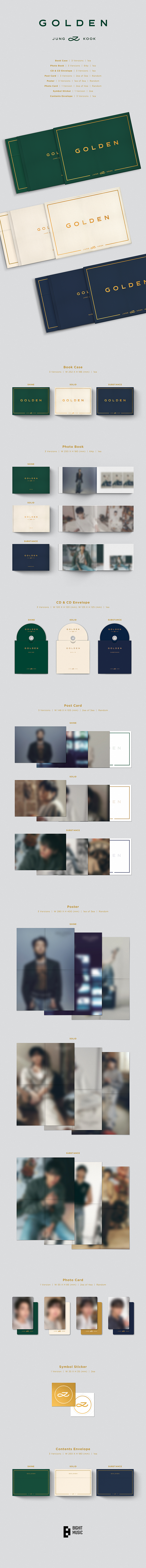 Jung Kook Golden Album (Random) | Kool Seoul