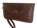 Kharrazine Clutch - Brown - Kharrazine Wristlet | Moroccan Corridor